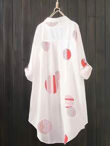 2025 New Women Korean Style Cardigan Shirt Lightweight Loose Fit Long Sleeve Woven Top For Autumn Winter Layering Outerwear