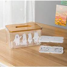 1pc/3pcs Paper Towel Box Spring Holder, Automatic Pop-Up Spring Paper Towel Box Stand, Bathroom Accessories - Multicolor - View 8