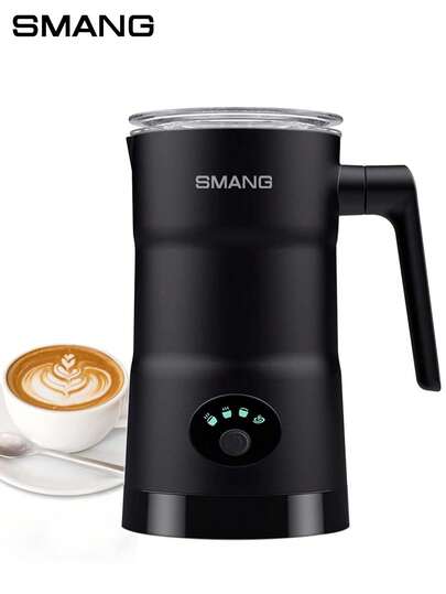 Smang 1 PEZZO SMANG Montascopa per latte 4 in 1 Scaldalatte elettrico da 12oz/350 ML con grande capacità, per latte caldo e freddo - Scaldatore di latte per latte, cappuccino e cioccolata calda