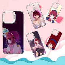 Funda de teléfono Oshi no Ko K-Kana Arima compatible con  16,15,14,13,12,11,Mini,Pro,SE,MAX, funda blanca mate a prueba de golpes, compatible con funda de  17, funda de  17 Pro, funda de  17 Pro Max - z7 - Ver 3