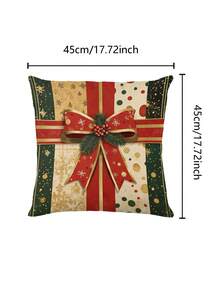 1 pieza Camino de mesa con lazo navideño, Camino de mesa decorativo navideño, Camino de mesa tipo lino navideño, Camino de mesa, Camino de mesa, 1 pieza Camino de mesa, 4 piezas Individuales, 1 pieza Funda de cojín (Relleno no incluido), 3 productos disponibles, Decoración del hogar de temporada para interiores y exteriores, Suministros para fiestas de Navidad, Decoración navideña para el hogar, Decoración navideña para la habitación, Decoraciones para fiestas de Navidad - Multicolor - Ver 7