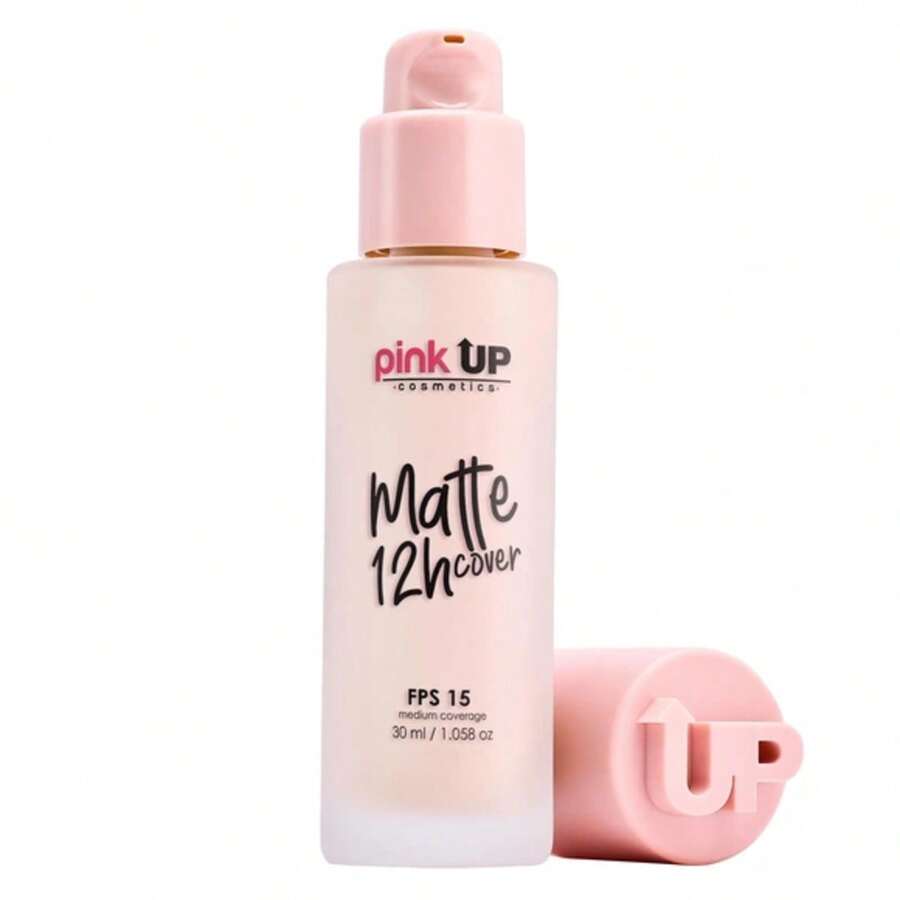 PINK UP COSMETICS Pink Up Maquillaje Líquido Matte Cover 12 HRS - 201 Warm Nude - Ver 1