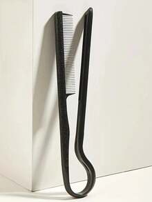 1pc Wheat Straw Flat Hair Brush With Clip Board, Salon Hair Brush Smooth Hair Material, Hair Styling Straightening Iron V-Shape Hair Straightening Brush, Women & Girls Hair Brush, Styling Curling & Straightening Brush