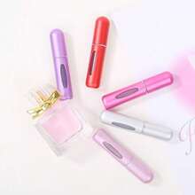 Perfume Refill Bottle Portable Mini Refillable Spray Can, Empty Cosmetic Container Travel 0.17oz + 1 OPP Bag, Mini Refillable Perfume Bottle, Bottom Filled Travel Perfume Spray Bottle, Vintage Perfume Spray Bottle, Glass Perfume Bottle, Portable Fragrance Container, Portable Scent, Fashion Perfume Bottle, Compact Sprayer, High Quality Sprayer, Leakproof Spray Head, Perfume Dispenser, Frequent Traveler, Perfume Lovers - Màu xanh sáng - Xem 4