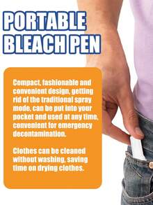 Convient pour les taches alimentaires, les taches de cosmétiques, les taches de boissons et de sauces, etc. - Détachant à l'huile sans rinçage. Nos stylos de blanchiment peuvent être utilisés pour les taches alimentaires, les taches de cosmétiques, les boissons telles que le café, le thé, le vin, le lait, le cola, les taches d'huile, la sauce tomate, la sauce barbecue, le jus de raisin, etc.