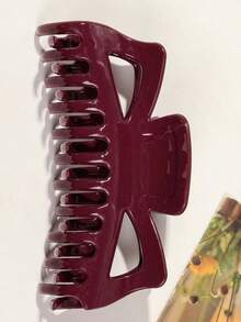 1pc Plastic Hair Clip For Updo Clips - Stylish And Simple Hair Accessory For Girls With High Ponytail Winter Claw Clips Bowknot Hair Claws Elegant Hair Clutch