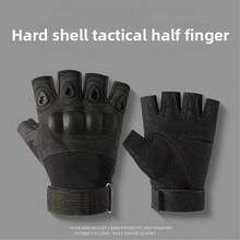 1 Pair Half Finger Motorcycle Outdoor Cycling Gloves