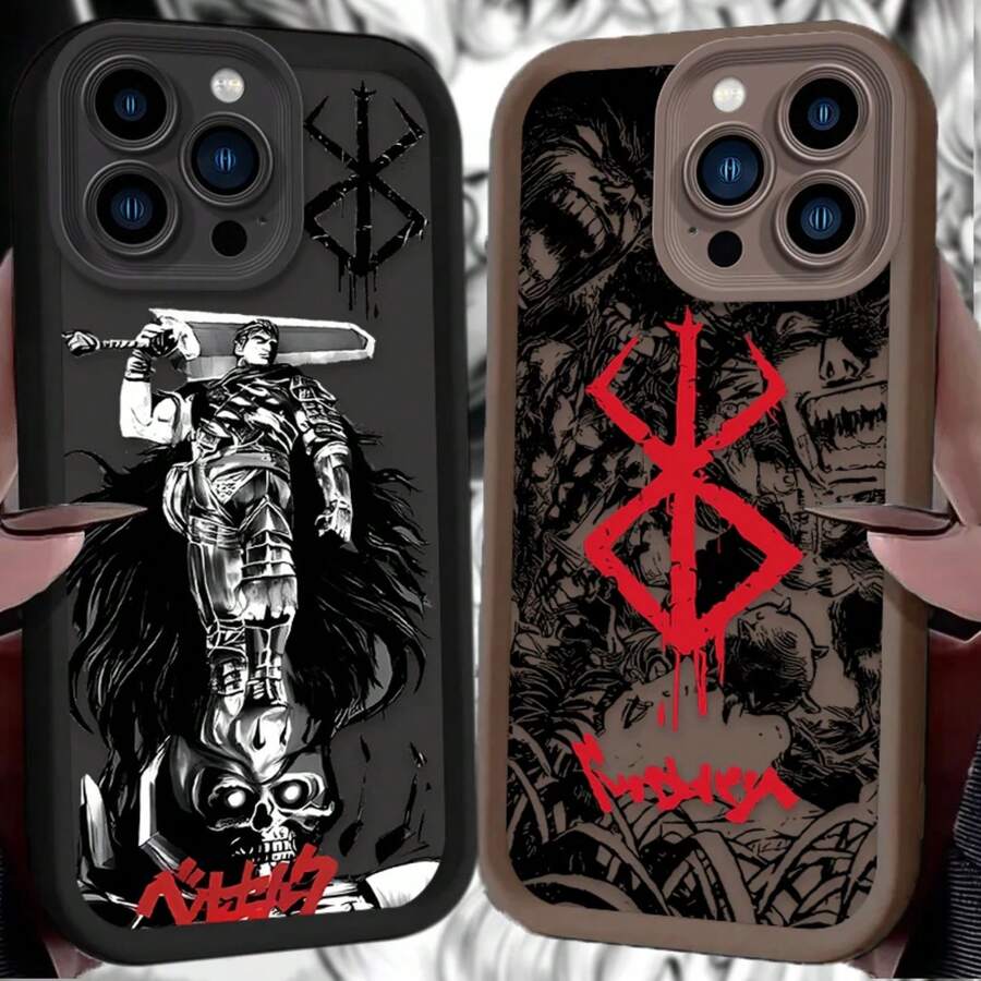 Custodia per iPhone S, S, in silicone morbido con motivi di fumetti e anime, compatibile con iPhone 16, 15, 14, 13, 12, 11, Pro Max, X, XS, X, S, Max, XR, SE 2020, 7, 8 Plus, custodia protettiva - 1 - Visualizzare 1