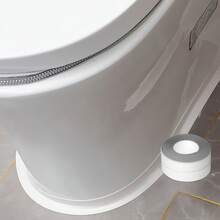1 Roll (3.2M/10.5FTS)Of Waterproof And Mildew-Proof Toilet Sealing Strip , Grout Sealer Tape, Furniture Sticker, Self-Adhesive Sealing Tape, Suitable For Kitchens And Bathrooms. The Waterproof Tape Can Prevent Moisture. The Kitchen Sink Beautiful Joint Sticker Is Suitable For Workshops, Kitchens, Bathrooms, And Home Use. Colors And Styles Are Random (Applicable To Smooth Surfaces; The Surface Must Be Carefully Cleaned Before Use To Ensure It Is Clean And Flat) - 白色 - 查看 3