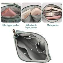 Stylowa, pojemna torebka damska na ramię z frędzlami z poliuretanu – wielokomorowa konstrukcja w stylu vintage, boho i western, ozdobiona frędzlami, nitami i kunsztownym wykonaniem. Uniwersalna torba na ramię/na ramię z odpinanymi, regulowanymi paskami. Idealna na zakupy, zajęcia na świeżym powietrzu, podróże i wyjścia. Idealny prezent dla rodziny i przyjaciół.