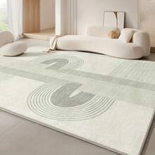 Una alfombra de área/alfombra para exteriores, recientemente actualizada a una especificación de alto peso de 950g/m², presenta un diseño de textura de terciopelo denso que mejora significativamente la comodidad bajo los pies. Cuenta con propiedades anti-desteñido y anti-abrasión, con partículas anti-deslizantes reforzadas en la parte inferior para mejorar el agarre y garantizar la estabilidad sin desplazamiento. - Multicolor - Ver 5