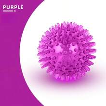 Set de 3 pelotas de juguete para perros resistentes al agua, con picos de TPR y que chirrían (colores aleatorios)