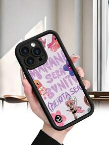 Selected Simplicity"Mermaid Phone Case with Cute Design"-High end | Elegant | Yellow resistant and wear-resistant | Scratch resistant and drop resistant | Wholesale of phone cases - UV printing - Negro - Ver 3