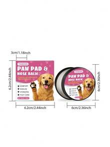 Bálsamo para las patas de perro - Protege las patas de la fricción, el frío y los pavimentos calientes. Es una cera para las patas adecuada para patas y narices secas, un humectante para las patas caninas para patas agrietadas, una crema para las patas adecuada tanto para gatos como para perros, y un producto de protección para las patas.