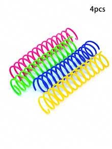 Cat Toys, Cat Spring Ball Retractable Spring Toys, Colorful Spring Tubes, Interactive Rolling Ball Colorful Lively Coils, Spring Action Toys For Caged Mice, Cat Pet Supplies Indoor, Sturdy And Long-Lasting, Encourages Cats To Exercise, Random Color