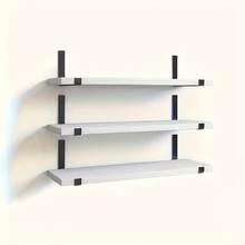 TAIMASI Rack Shelves For Restaurant And Business, Rustic Wooden Wall Mount Storage Racks - Space-Saving Shelves For Plants, Shower Essentials, Cosmetics, Kitchen & Bedroom Decor - Easy Install, Home Organization Accent - Perfect For Back-To-School, Thanksgiving, Christmas, New Year's, Easter, Fourth Of July, And Labor Day Organization And Gifting - trắng - Xem 12
