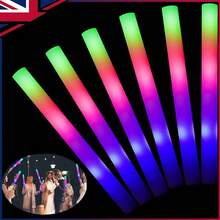20pcs Light Up Foam Stick Led Glow In Dark Sticks Party Foam Stick UK - Multicolor - View 11
