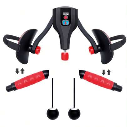 Entrenador de Piernas con Resistencia Ajustable,Mango y pelota que rebota, Entrenador Kegel, Entrenador de Músculos del Suelo Pélvico, Entrenador de Bucle para Muslos, Pinza de Entrenamiento para Piernas, Modelado Corporal, Entrenamiento de Piernas y Glúteos, Equipo de Fitness para el Hogar, Apto para Hombres y Mujeres