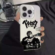Funda de anime  compatible con Apple  16 15 14 13 12 11 XS X Pro Max Plus, funda colorida plateada, compatible con funda  17, funda  17 Pro, funda  17 Pro Max - 036YA1101AYL - Ver 5