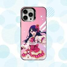 Funda de Teléfono Anime O-Oshi No-ko Compatible con  16,15,14,13,12,11,Mini,Pro,SE,MAX Cubierta Blanca Mate a Prueba de Golpes, Cubierta Compatible con Funda  17, Funda  17 Pro, Funda  17 Pro Max - z2 - Ver 12