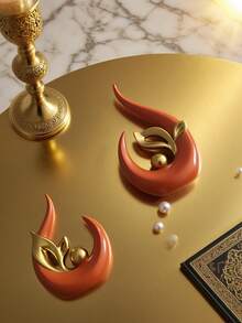 1pc Platinum Home Decor Features Ceramic Statue Abstract Sculpture Center Ornament Mid-Century Modern Dining Table Coffee Table Decor Living Room Tabletop Shelf Dining Room Kitchen, Modern Home Decor For Living Room, Bedroom Center Ornaments