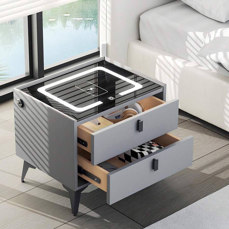 OYAJIA Nightstands - Xám - Xem 1
