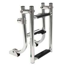 3 Step Folding Ladder Stainless Steel Ladder 3 Step Folding Boat Ladder - Silver - View 3