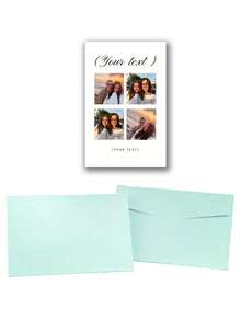 1 pieza Tarjeta de felicitación personalizada, diseño y texto de pareja personalizado y creativo, tarjeta de cumpleaños, tarjeta de aniversario, regalo de pareja único, multiusos de vuelta a la escuela, sello, regalo personalizado decorativo, adecuado para él/ella, familia, amigos, estudiantes, colegas, clientes, ideal para aniversario, graduación, boda, vuelta a la escuela, ocasiones de negocios/trabajo/oficina - multicolor - Ver 18