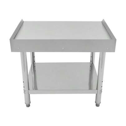 Adjustable Work Table 30x24 Inches - Stainless Steel Prep Table For Commercial Kitchen - Height Adjustable Workstation With Durable Frame - Multi-Purpose Utility Table For Food Preparation - Industrial Grade Work Table With Easy Clean Surface