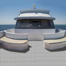 Boat Flooring EVA Foam Boat Decking Sheet Self Adhesive Marine Flooring Brushed Carpet For Boats Yacht Kayak Decking Cushioning Cooler Swimming RV Golf Cart Non Slip Pad - Gray and Black - View 4