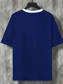 Áo thun cổ tròn tay ngắn thường ngày cỡ lớn dành cho nam - Thiết kế đồ họa "BRASIL" nhiều màu sắc, thích hợp mặc vào mùa hè hoặc mặc hàng ngày - Nhiều màu - Xem 5