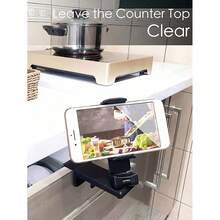 1-Piece Perilogics Universal Airplane Phone Holder - Multi-Directional 360° Rotation Hands-Free Mount For In-Flight Viewing - Pocket-Sized Travel Essential With Secure Grip - Airplane Accessory Must-Have, Long-Haul Flight Companion, Holiday Travel Gadget, Stocking Stuffer Idea, Frequent Flyer Gift