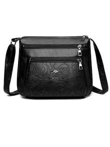 Women's PU Leather Middle-Aged Ladies Handbag, Mother Bag, New Design Shoulder Crossbody Bag, Mother-In-Law Bag, Multi-Functional Elegant Middle-Aged Ladies Handbag, Mother Bag, Mother-In-Law Bag, Soft Leather Shoulder Crossbody Bag - Multicolor - View 11