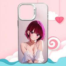 Funda de teléfono Oshi no Ko K-Kana Arima compatible con  16,15,14,13,12,11,Mini,Pro,SE,MAX, funda blanca mate a prueba de golpes, compatible con funda de  17, funda de  17 Pro, funda de  17 Pro Max - z7 - Ver 10