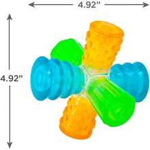 Outward Hound Triple Jack Interactive Multi-Squeak Dog Toy - Khối lập phương - Xem 1