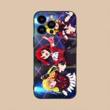 Custodia per iPhone Oshi No Ko, Custodia per telefono B-Komachi Oshi No Ko per iPhone 16 15 14 13 12 11 X XR XS 8 7 Pro Max Plus Mini, colorata, protettiva, di lusso e carina