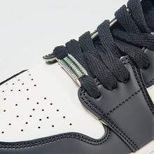 1 Pair Elegant Contrast Color Rhinestone Decorated Shoelace Buckle - Silver Green - View 3