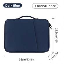 DANYCASE 9-13 Inch Tablet Sleeve Bag, Provides Storage And Protection, Built-In Inner Liner, Large Capacity Laptop Bag, Laptop Protective Case, Waterproof Portable Laptop Bag For Travel, Men's Laptop Bag - Multicolor - View 14