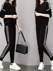 Women Two-Piece Outfits - 黑色 - 查看 4