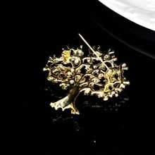 Shiny Rhinestone Christmas Tree Brooch - Elegant Alloy Pin, The Perfect Choice For Festive Outfits, Creating A Festive Atmosphere - 彩色 - 查看 7