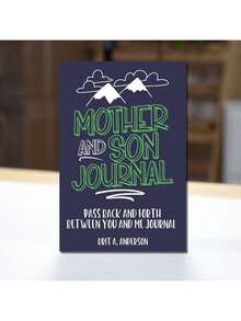 1 PIEZA Diario de madre e hijo - Guiado para niños adolescentes, diario interactivo de ida y vuelta, libro esencial para la conexión y el vínculo entre madre e hijo