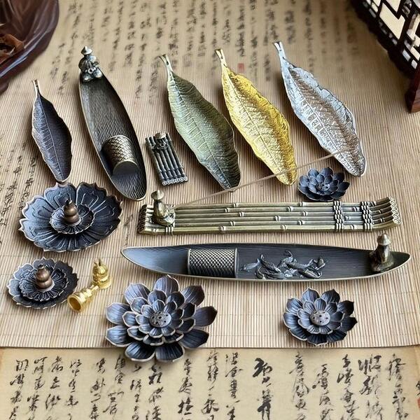 1 قطعة حامل بخور معدني فريد على شكل صياد، مناسب لحاملات البخور الديكورية المنزلية وموقد البخور الزن، متوافق مع سيناريوهات العلاج بالروائح والتأمل، قابل للاستخدام مع البخور الصندل والعود، ليكون حامل بخور/موقد بخور مخصص للعلاج بالروائح والتأمل