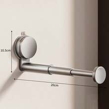 1 szt. Suszarka do ubrań z przyssawką, chowana, nie wymaga wiercenia, montowana na ścianie, łatwa w montażu, odpowiednia do łazienki, balkonu i salonu