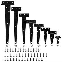 3x T-Shaped Hinge T-Shaped Hinge Triangular Hinge - 8 Inches - View 3