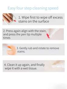 Convient pour les taches alimentaires, les taches de cosmétiques, les taches de boissons et de sauces, etc. - Détachant à l'huile sans rinçage. Nos stylos de blanchiment peuvent être utilisés pour les taches alimentaires, les taches de cosmétiques, les boissons telles que le café, le thé, le vin, le lait, le cola, les taches d'huile, la sauce tomate, la sauce barbecue, le jus de raisin, etc.