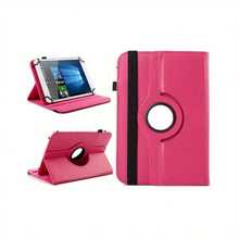 Capa Protetora Universal de Textura de Lichia Rotativa 360 Graus, Compatível com Dispositivos de 10 Polegadas, 9 Polegadas e 10,1/10,5 Polegadas, Adequada para Sistema Android, Sem Orifício para Câmera