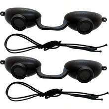 Flex Eye, FDA Compliant Tanning Bed Goggles, Red Light Therapy Glasses, 2 Pack