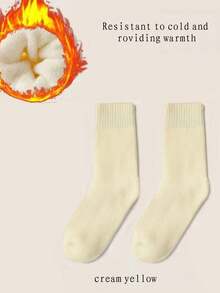 5 Pairs Thick Fleece Lined Ankle Socks, Warm For Autumn/Winter, Suitable For Skiing, Cycling, Outdoor Sports, Great Gift For Christmas, Thanksgiving, New Year