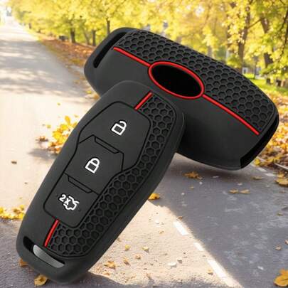 Silicone Car Key Cover Case For Kuga Focus Mk2 Mk3 Mk4 Mondeo Ka Ranger Raptor Fusion