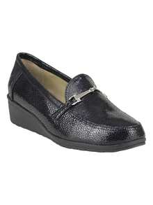Women Loafers Shoes - Black - View 5